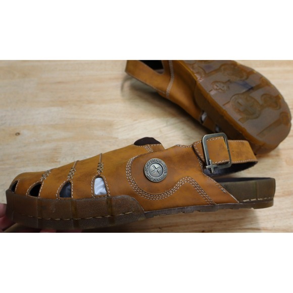 Dr. Martens Breckin AW004 Brown Slingback Clog  Shoes Sandal Mens Size 13 - Picture 14 of 15